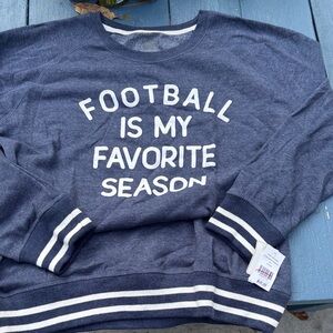 Sweatshirt with White Stripes